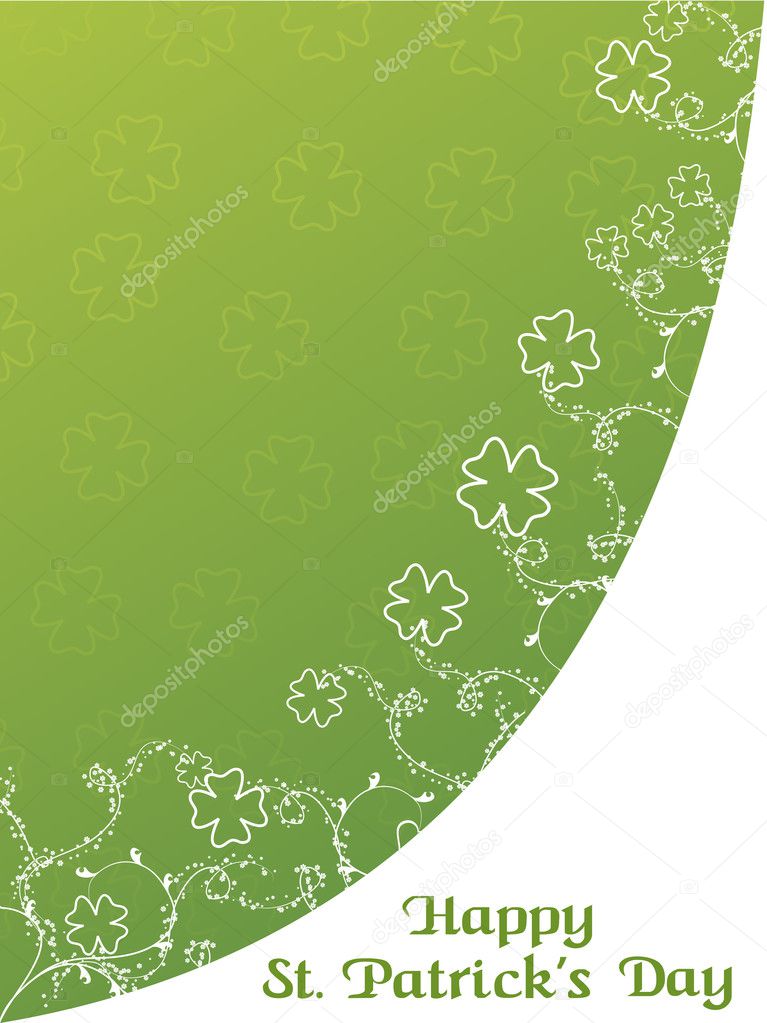 Background for patrick day