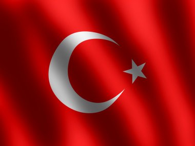 Patriotic turkey Flag clipart