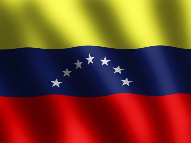 Venezüella bayrağı, afiş