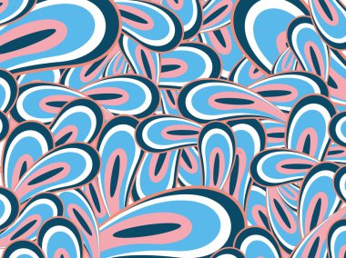 Background with funky pattern clipart