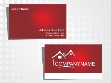 Real state business card with logo_6 clipart