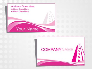 Real state business card clipart