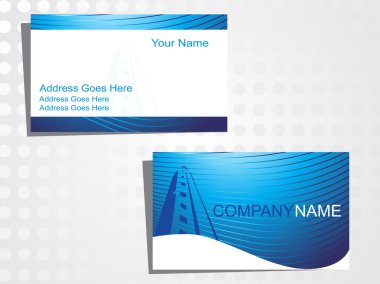 Real state business card clipart