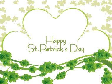 Patrick's day background clipart