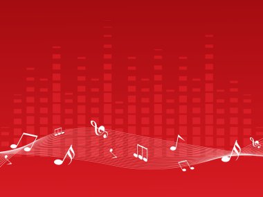 Musical background clipart