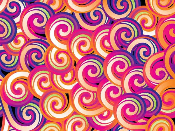 Fondo espiral colorido — Vector de stock