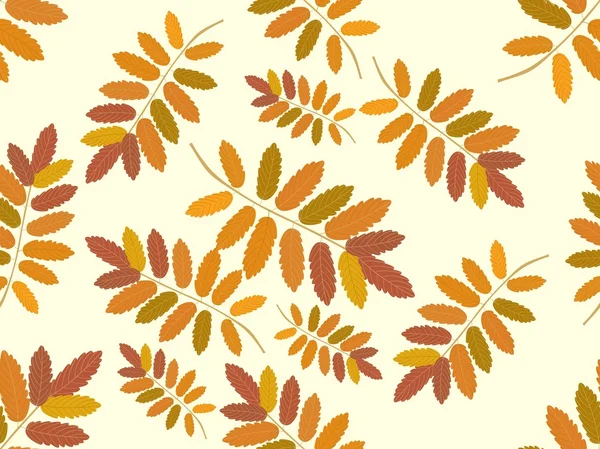 Fond avec feuilles d'automne — Image vectorielle