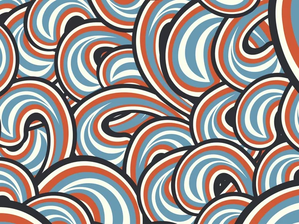 Spiral pattern wallpaer illustration — Stock Vector