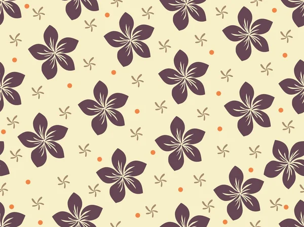 Bloom pattern wallpaper — Stock Vector