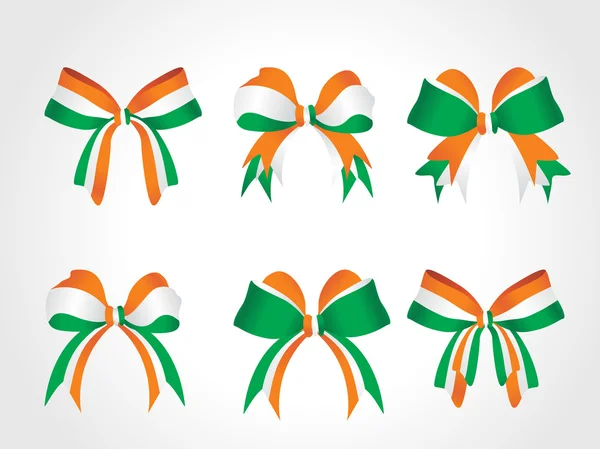 Hazafias szimbolikus íj, India — Stock Vector