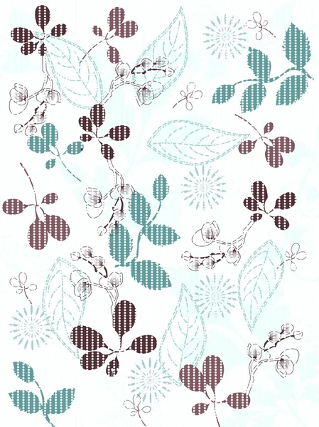 Vector natural pattern background — Stock Vector