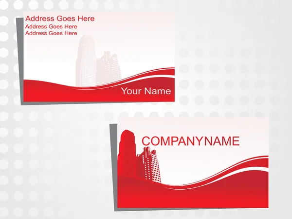 Cartão comercial imobiliário com logo _ 2 —  Vetores de Stock
