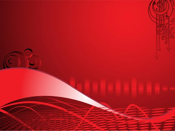 Entreprise rouge arrière-plan — Image vectorielle
