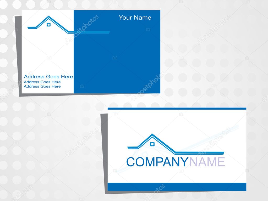 Real state business card with logo_5