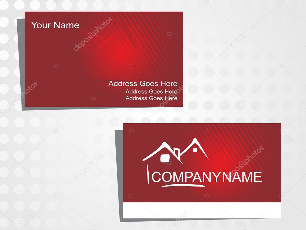 Real state business card with logo_6