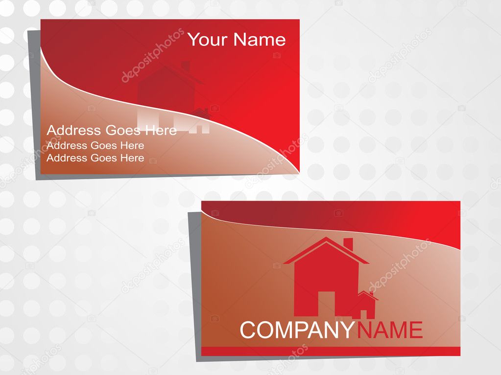 Real state business card