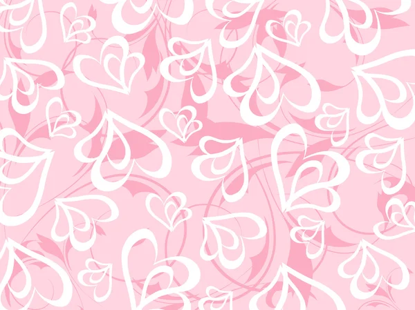 ロマンチックな花のベクトルの背景 — ストックベクタ