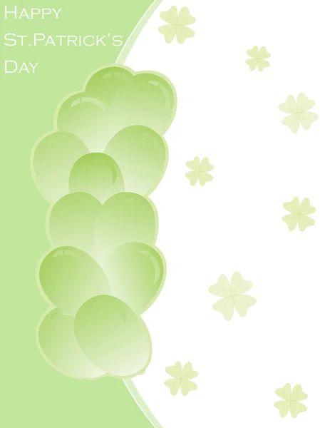 St. Patrick 's Day hilser 17. mars – stockvektor