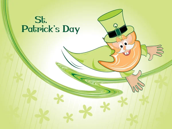 St Patricks dag illustration — Stock vektor
