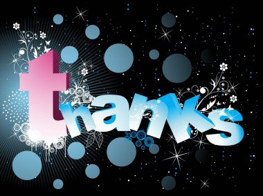 Background for thankyou day clipart