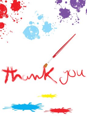 Background for thankyou day clipart