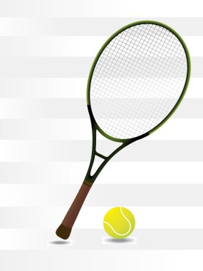 Tenis rackets background, design4 clipart