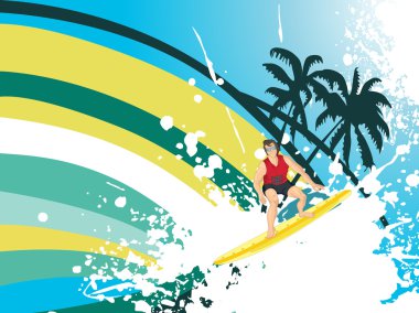 Dirty tropical background clipart