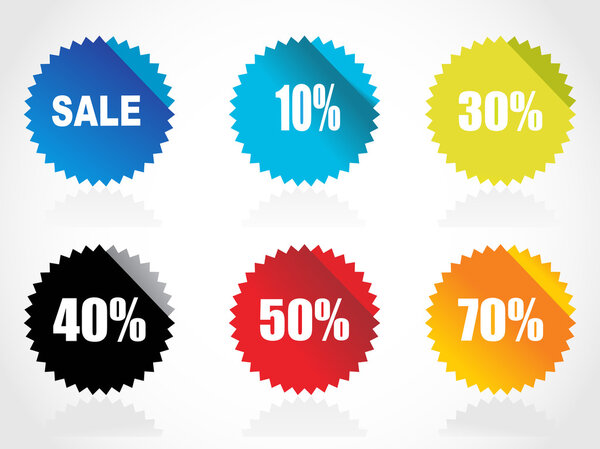 Stickers for special discount