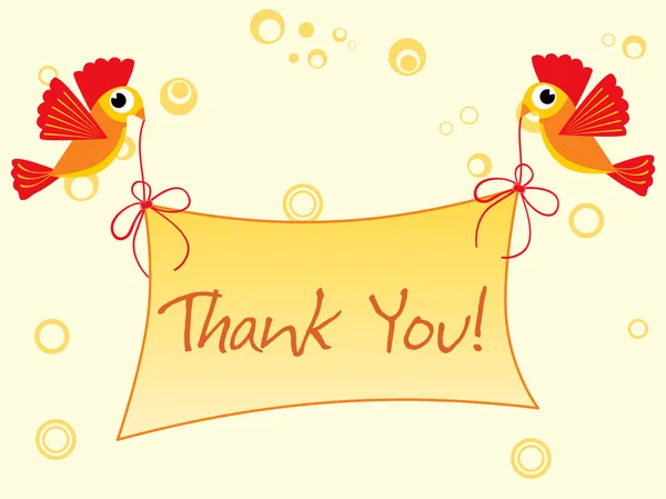 Stock vector Background with thank you banner