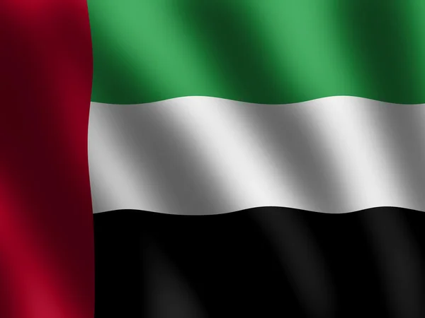 Waving Arab Emirate Flag — Stock Photo, Image