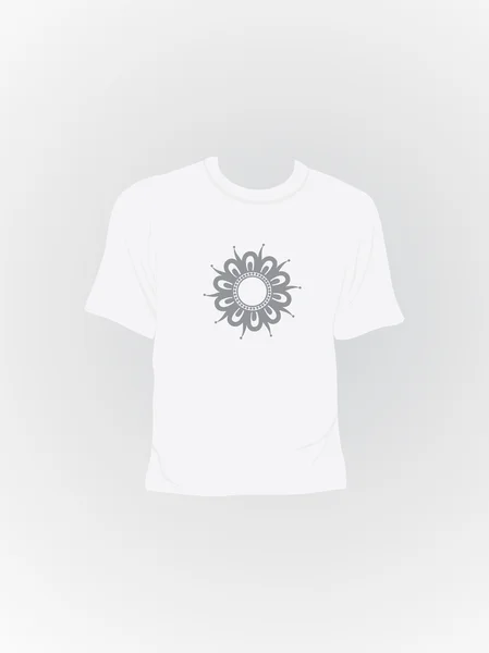 Vectorillustratie van geïsoleerde tshirt — Stockvector