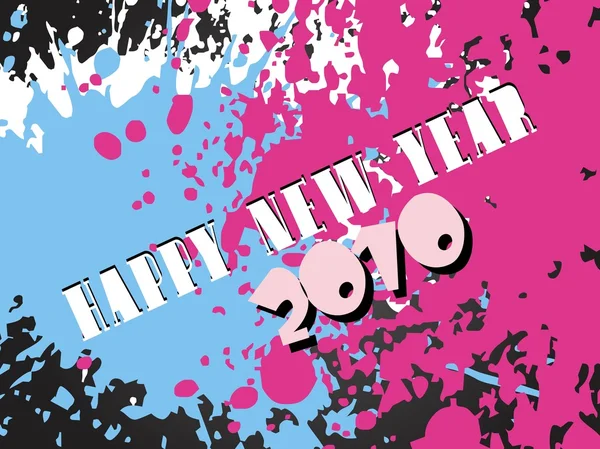 Dirty Grunge Hintergrund für 2010 — Stockvektor