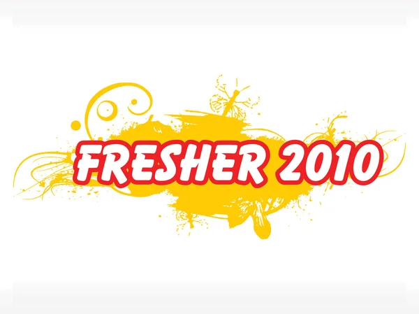 Grungy frisser 2010 — Stockvector