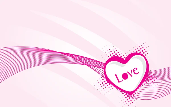Valentine coeur fond — Image vectorielle