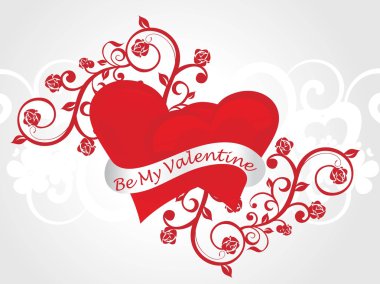 Romantic background for valentine day clipart