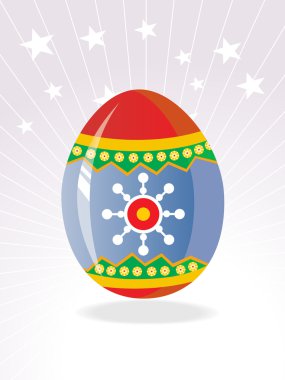 Abstract easter egg background