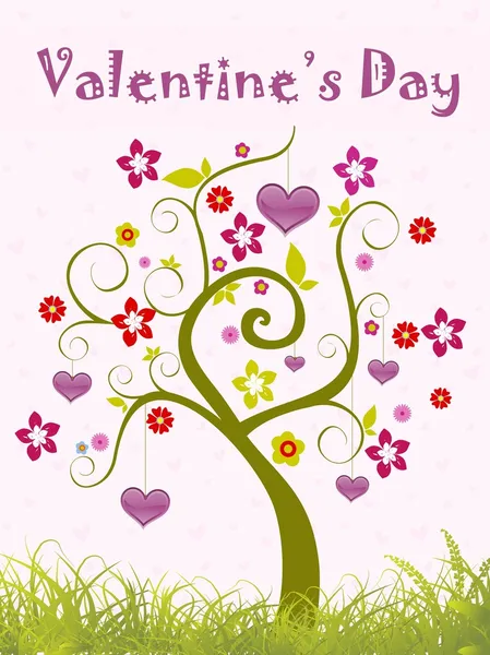 Vektoros illusztráció, Valentin nap — Stock Vector
