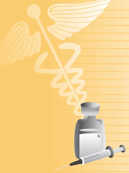 Aiguille de vaccination — Image vectorielle