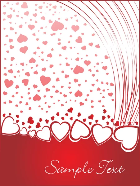 San Valentín brillante corazón, banner78 — Vector de stock