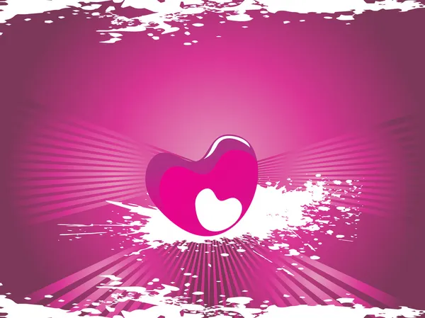 San Valentín brillante corazón, banner42 — Archivo Imágenes Vectoriales