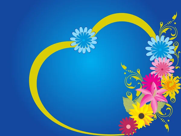 Valentines brillant coeur, bannière 62 — Image vectorielle