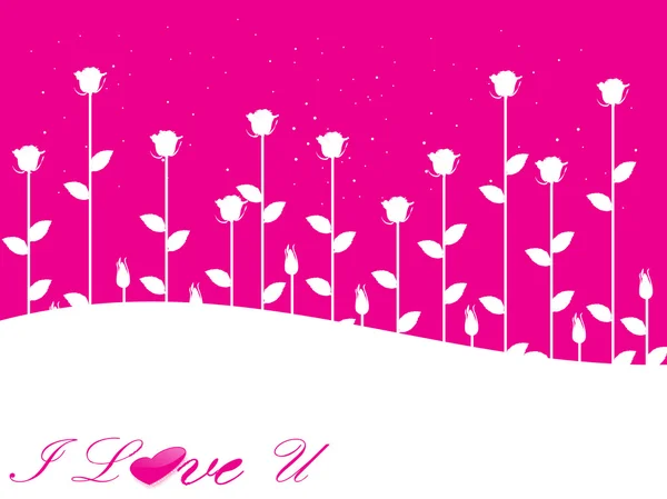 Valentines coração brilhante, banner97 — Vetor de Stock