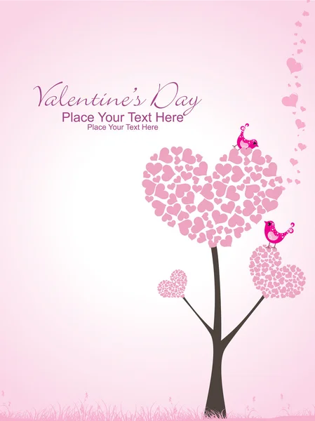 Illustrtaion voor dag van de Valentijnskaart — Stockvector