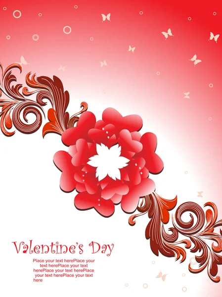 Ilustración para el día de San Valentín — Vector de stock