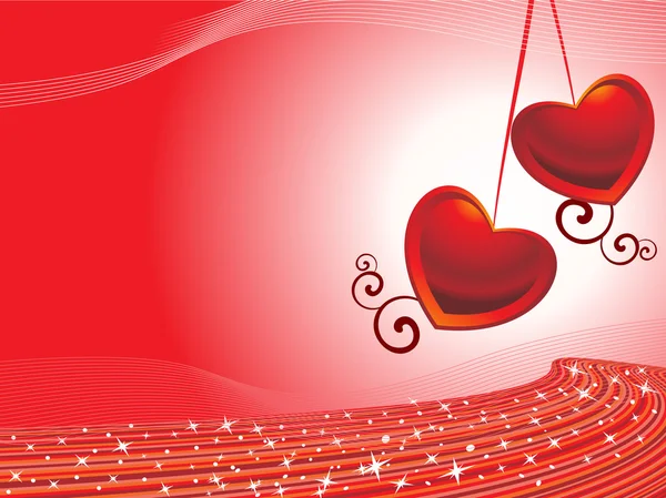 Романтична ілюстрація до Дня Святого Валентина — стоковий вектор