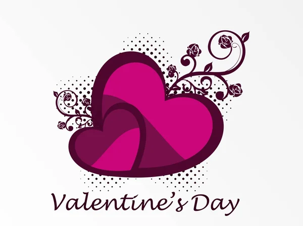 Behang voor dag van de Valentijnskaart — Stockvector