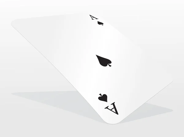 Vector aas van speelkaart — Stockvector