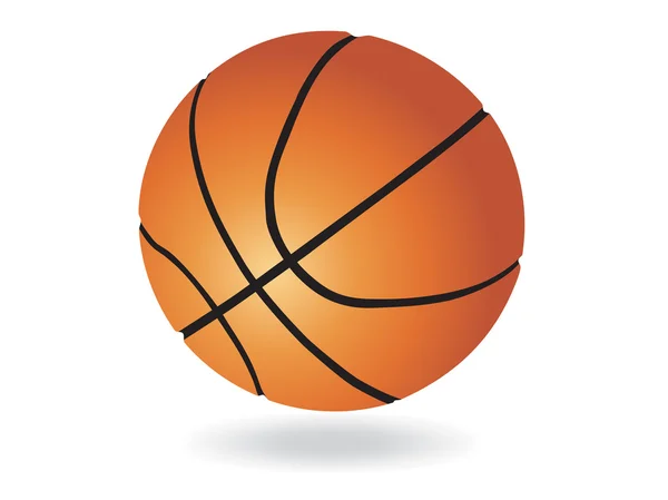 Vector pelota de baloncesto, fondo de pantalla — Archivo Imágenes Vectoriales