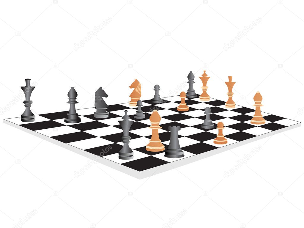 Set of Chess figures Stock Vector by ©ofchina 11573368