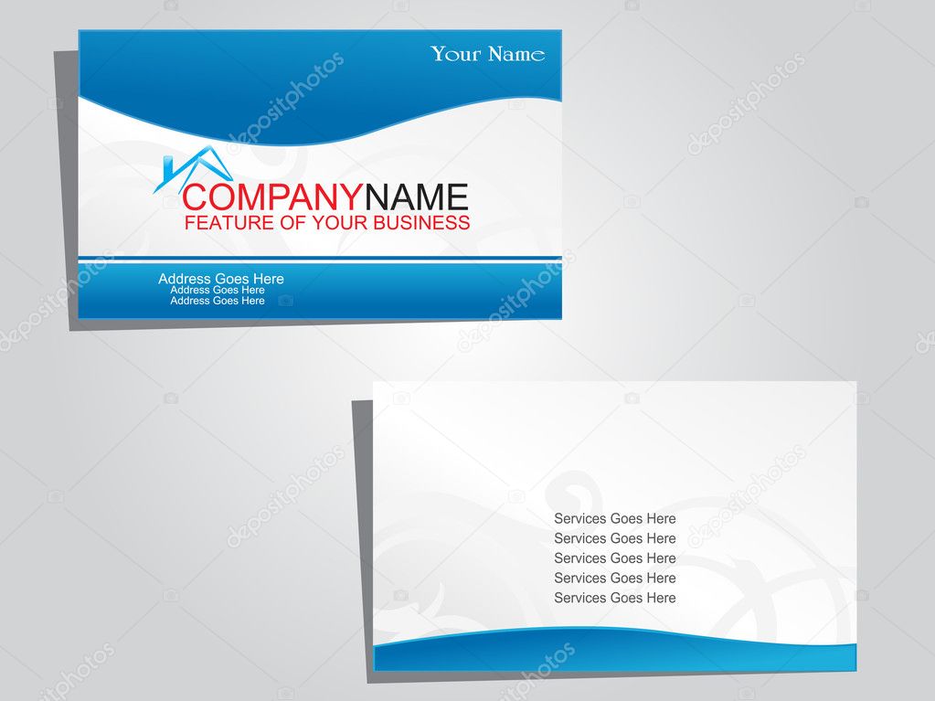 Vector Identity with logo, blank and visiting card